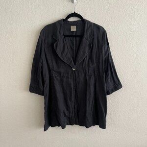 Poetry Lagenlook Summer Linen Jacket